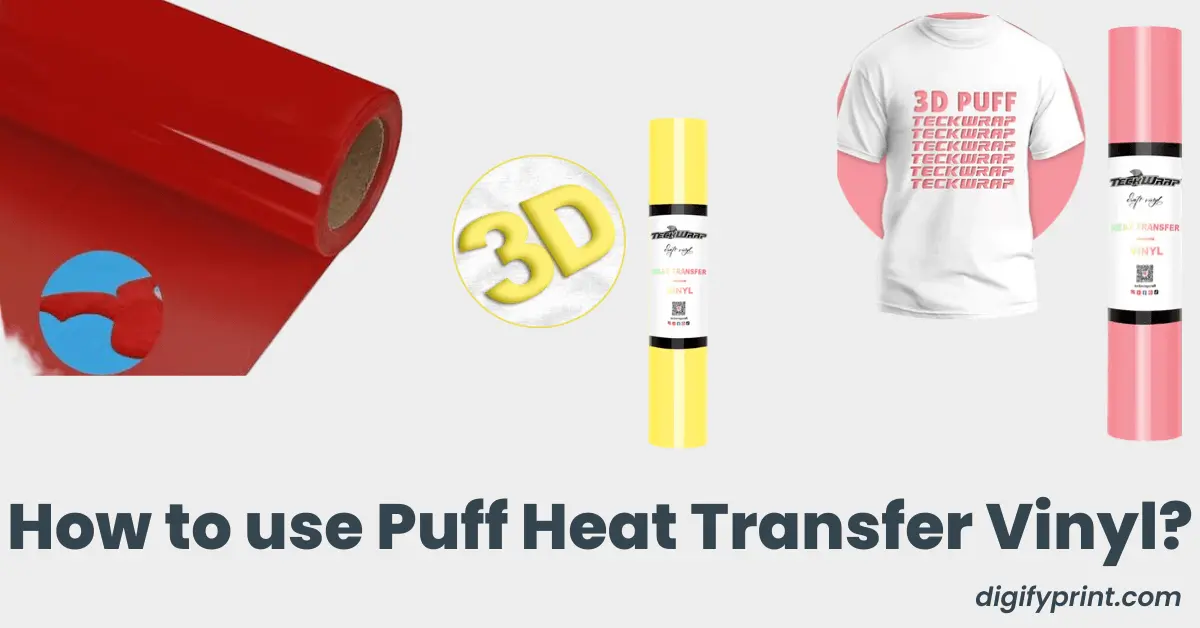NEW! 3D Puff HTV Tutorial  How to Use Three Dimensional Heat Transfer  Vinyl 
